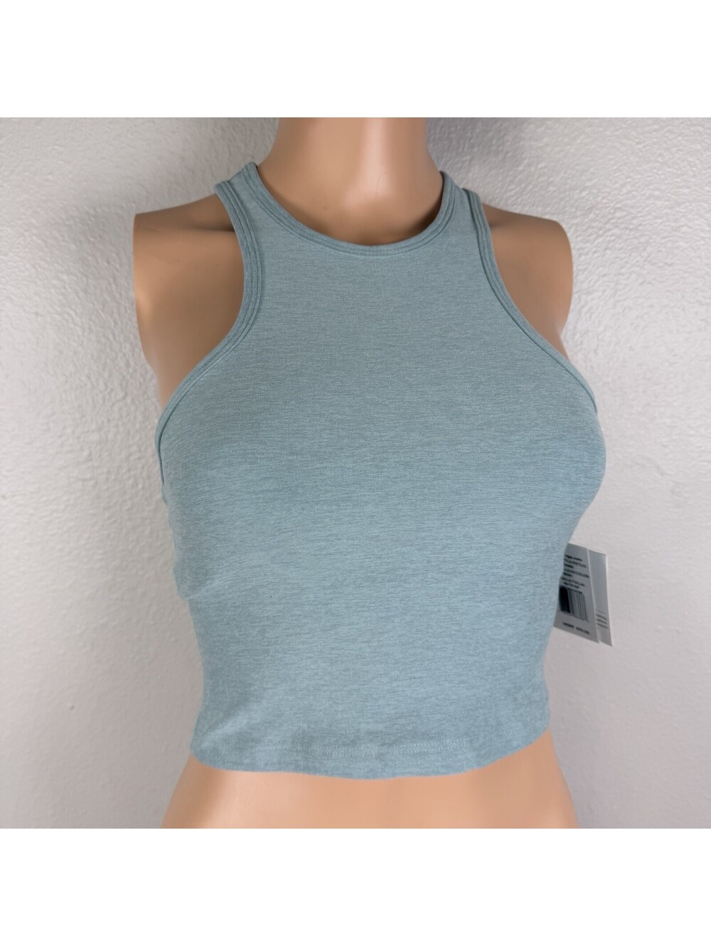 Beyond Yoga Spacedye Studio Cropped Tank XS Blue Heather Racerback Yoga Top